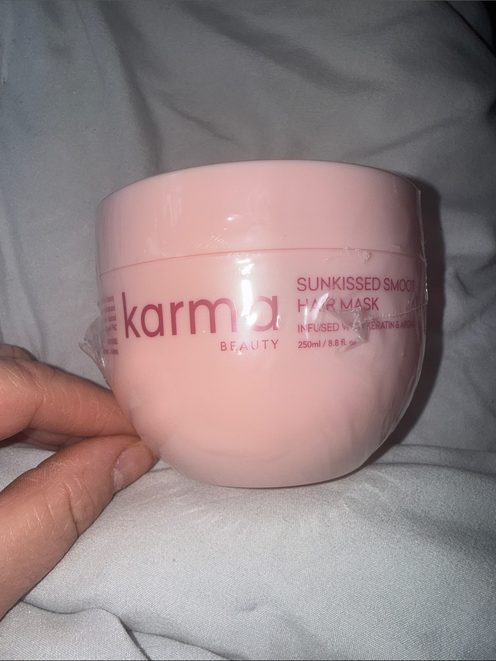 Karma Sunkissed Smooth Hair Mask — Soft Pink